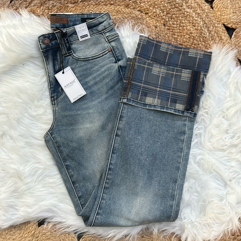 Jusy Blue highwaist straight leg Jb88747-md nwt